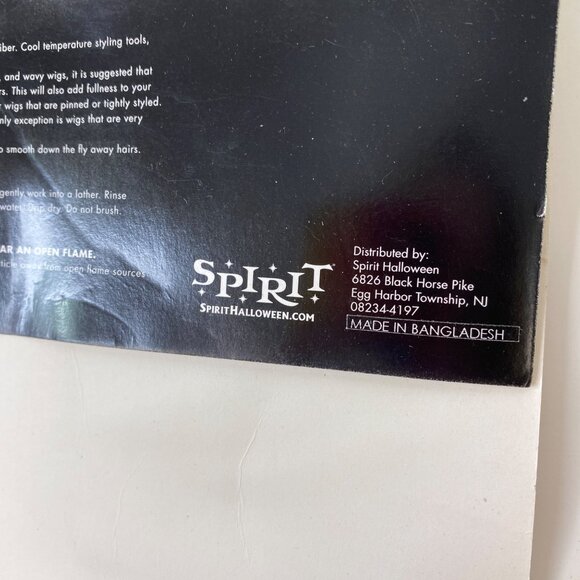 Long Red Curly Costume Wig With Bangs By Spirit Halloween For Adults - Picture 5 of 6